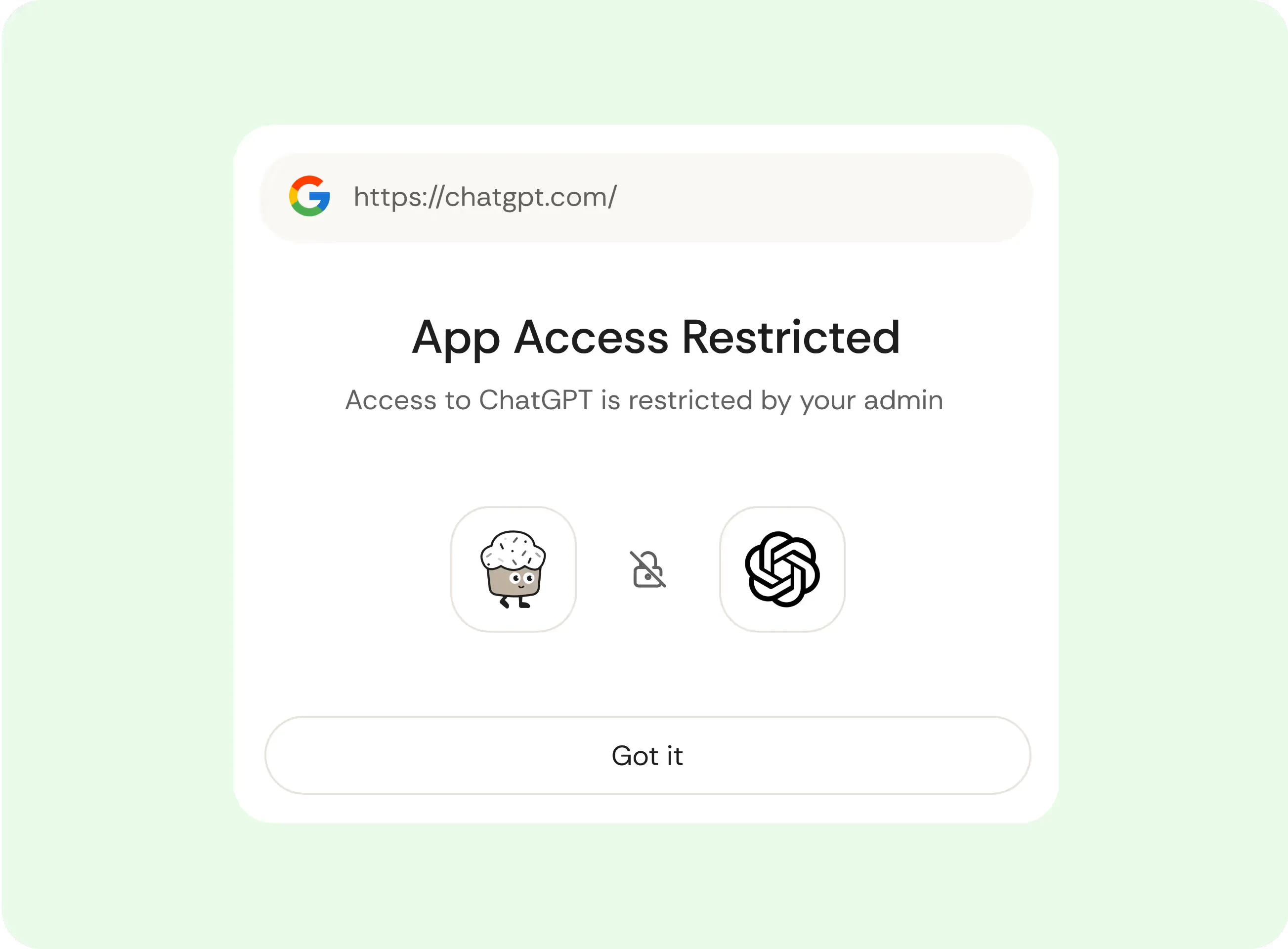 Cakewalk app restriction and shadow access discovery dashboard