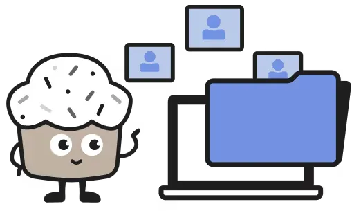 Organizational security illustration showing team access policies